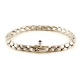 Bracciale oro bianco satinato
