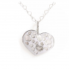 Collana cuore di madreperla