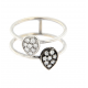 Anello gocce di diamanti
