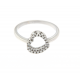 Anello cuore di diamanti
