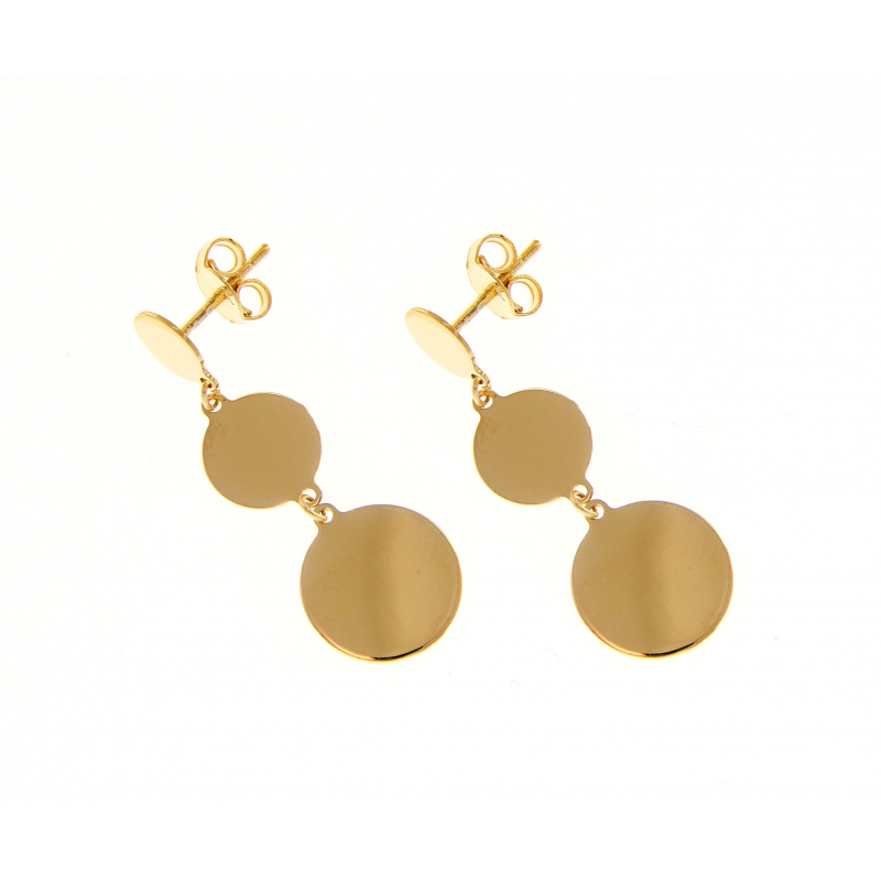 Orecchini pendenti oro 18 K