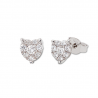 Orecchini cuore Diamanti