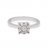 Gold diamond ring, magic model
