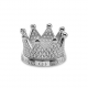 Corona Ring in Silver and Zircons