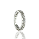 Anello da donna veretta in oro e diamanti