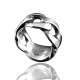 Men's Ring in Groumette Silver