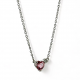Pendente in oro con rodolite