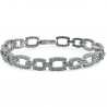 Bracciale geometrico in oro e diamanti