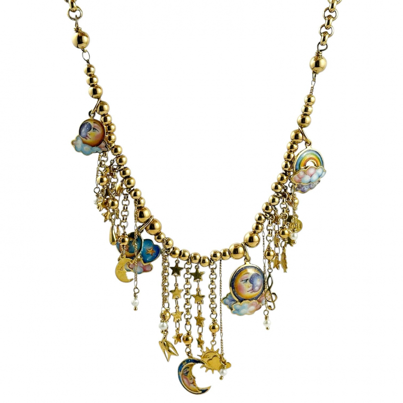 Collana Notte Stellata di Gabriella Rivalta