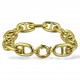 Bracciale Maglia Marinara in Argento Dorato