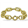 Bracciale Maglia Marinara in Argento Dorato
