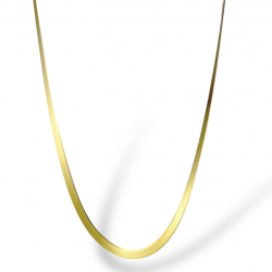 Girocollo piattina in oro giallo 9kt