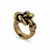 Anello Nodo Love in argento rosa di Valentino Di Leonardo