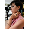 Anello donna retrò con toppa e zirconi